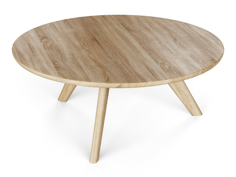 Round coffe table 3D मॉडल