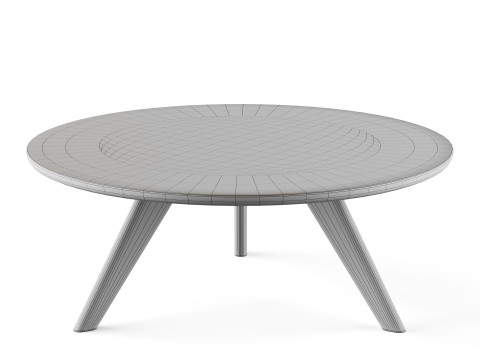 Round coffe table 3D मॉडल