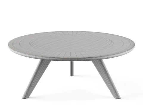 Table basse ronde Modèle 3D