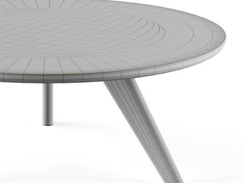 Table basse ronde Modèle 3D