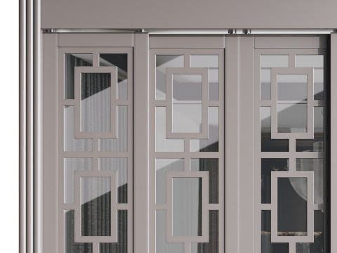 Modern entrance door 69 3D Модель