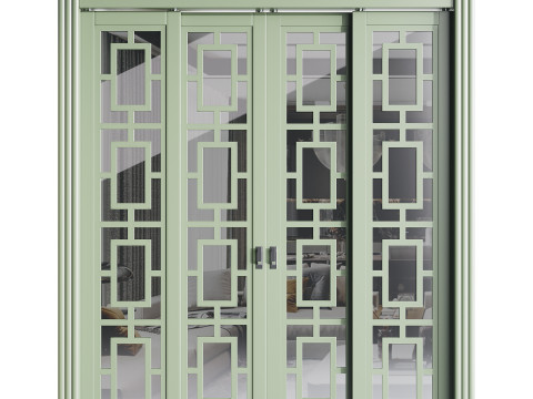 Modern entrance door 69 3D Модель