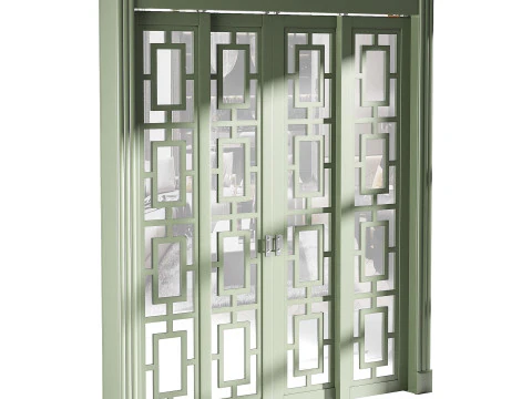 Porta de entrada moderna 69 Modelo 3D