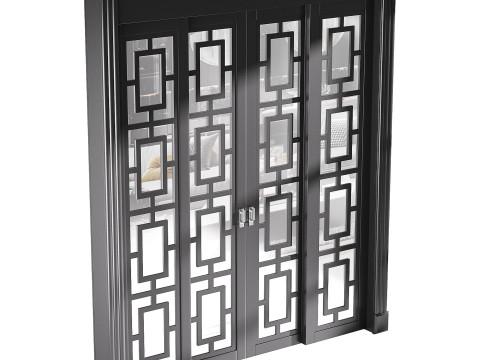 Modern entrance door 69 3D Модель