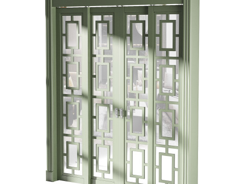Modern entrance door 69 3D Модель