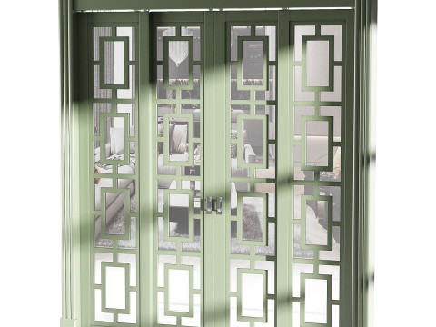 Modern entrance door 69 3D Модель