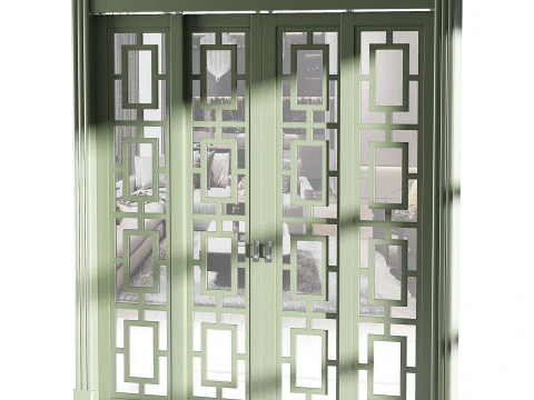 Porta de entrada moderna 69 Modelo 3D