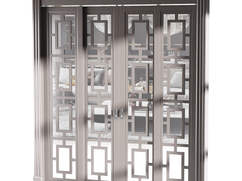 Modern entrance door 69 3D Модель