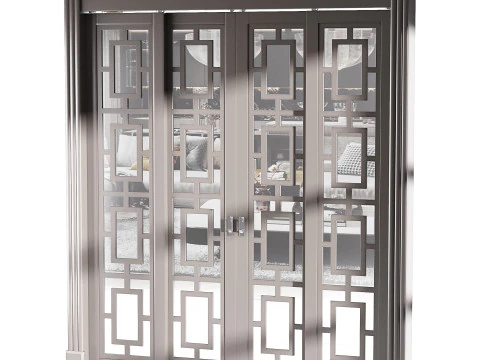 Porta de entrada moderna 69 Modelo 3D