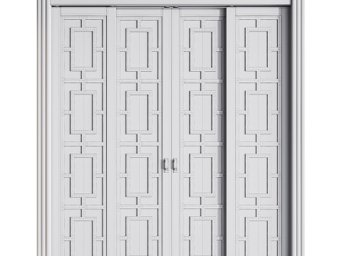 Modern entrance door 69 3D Модель