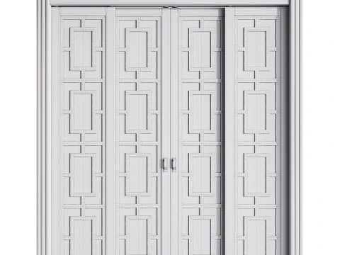 Porta de entrada moderna 69 Modelo 3D