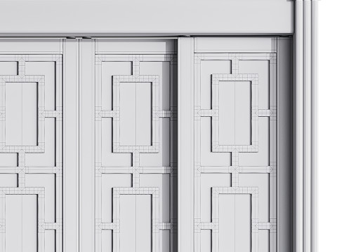 Modern entrance door 69 3D Модель