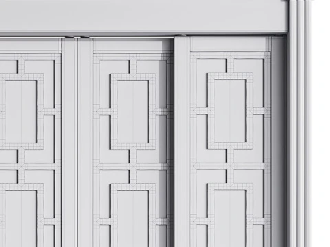 Porta de entrada moderna 69 Modelo 3D