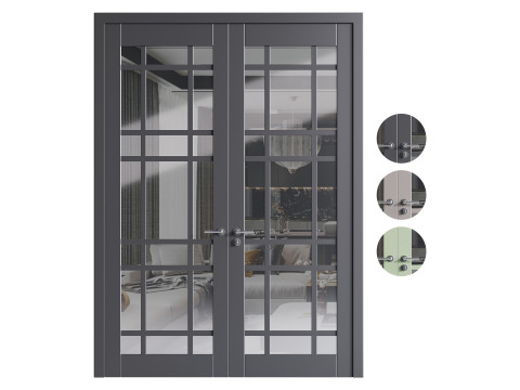 Modern entrance door 70 Modelo 3D