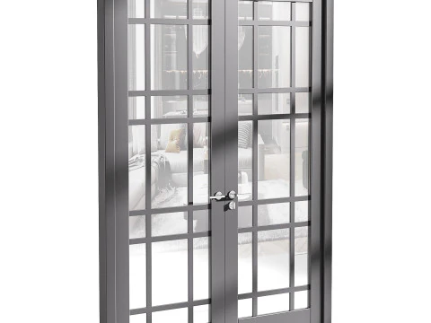 Porta de entrada moderna 70 Modelo 3D