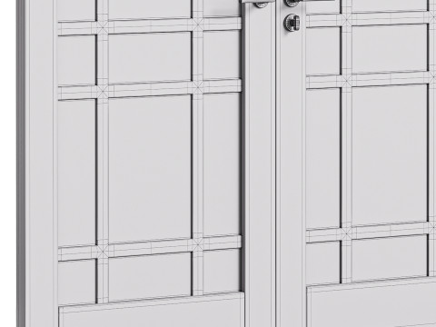 Modern entrance door 70 3Dモデル