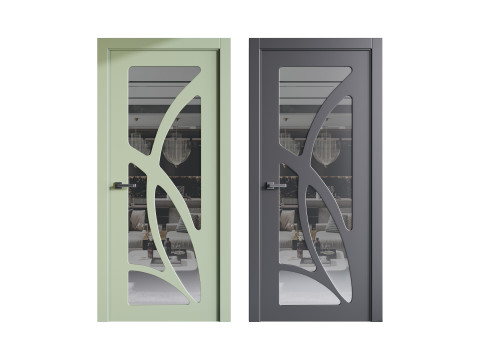 Modern entrance door 71 Modelo 3D