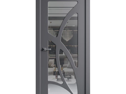 Porta de entrada moderna 71 Modelo 3D