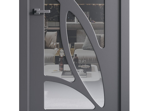 Modern entrance door 71 3Dモデル