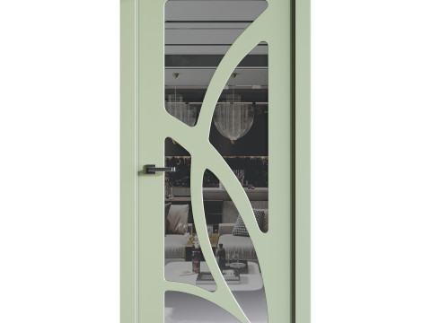 Modern entrance door 71 3Dモデル