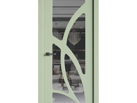 Porta de entrada moderna 71 Modelo 3D