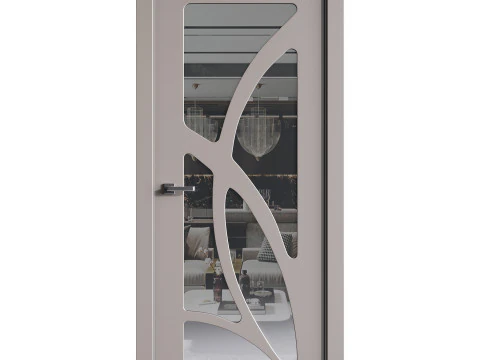 Porta de entrada moderna 71 Modelo 3D