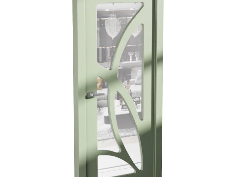 Porta de entrada moderna 71 Modelo 3D