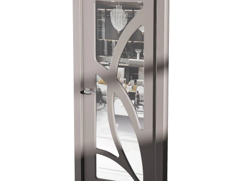 Porta de entrada moderna 71 Modelo 3D