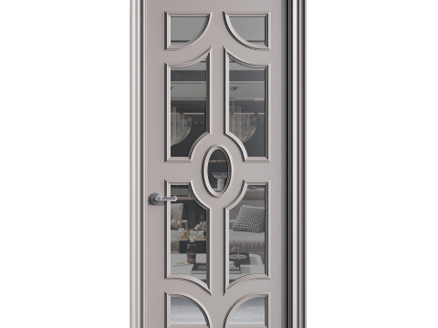 Modern entrance door 72 3Dモデル