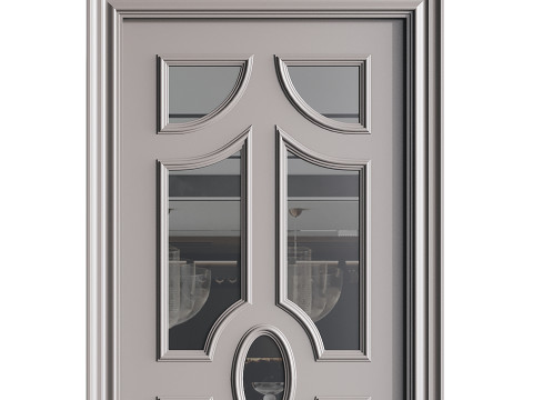 Modern entrance door 72 3Dモデル