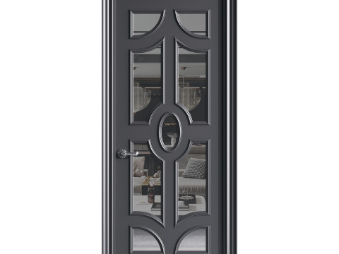 Modern entrance door 72 3Dモデル