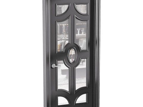 Modern entrance door 72 3Dモデル