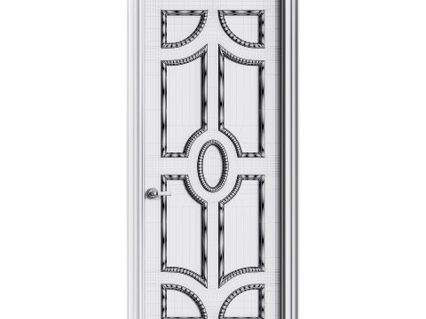 Modern entrance door 72 3Dモデル
