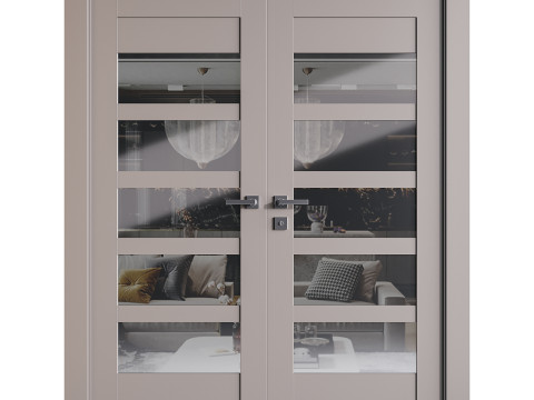 Modern entrance door 73 Modelo 3D