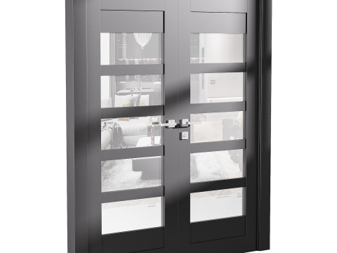 Modern entrance door 73 Modelo 3D