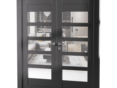 Modern entrance door 73 Modelo 3D