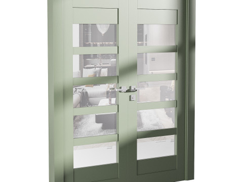 Modern entrance door 73 Modelo 3D