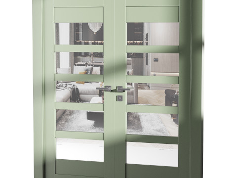Modern entrance door 73 Modelo 3D