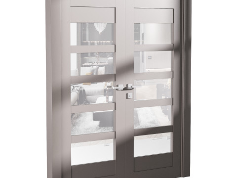 Modern entrance door 73 Modelo 3D