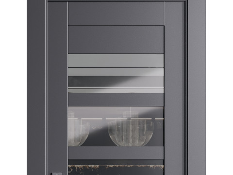 Modern entrance door 74 3Dモデル