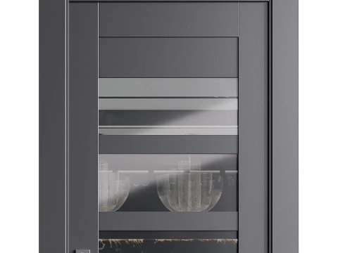 Porta de entrada moderna 74 Modelo 3D