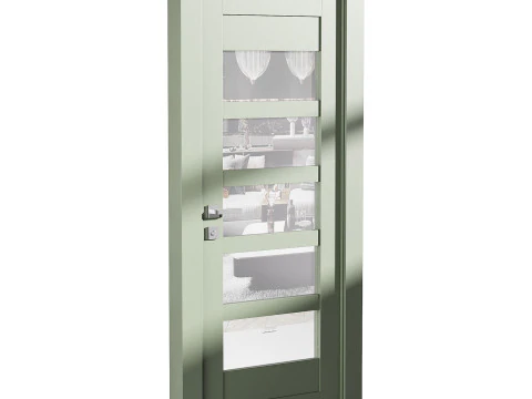 Porta de entrada moderna 74 Modelo 3D