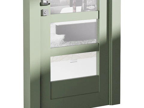 Porta de entrada moderna 74 Modelo 3D