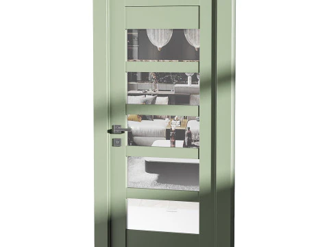 Porta de entrada moderna 74 Modelo 3D