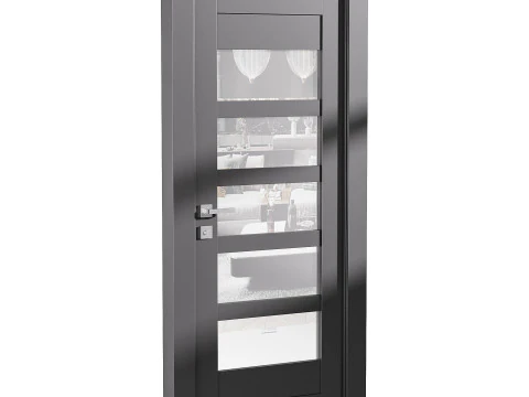 Porta de entrada moderna 74 Modelo 3D