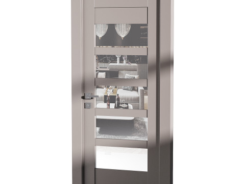 Modern entrance door 74 3Dモデル