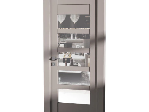 Porta de entrada moderna 74 Modelo 3D