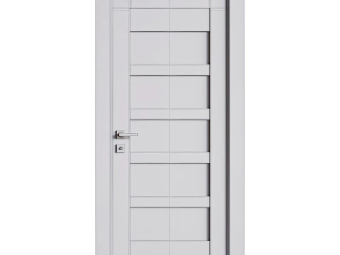 Porta de entrada moderna 74 Modelo 3D