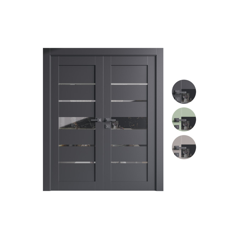 Modern entrance door 75 3D Model .c4d .max .obj .3ds .fbx .stl .blend