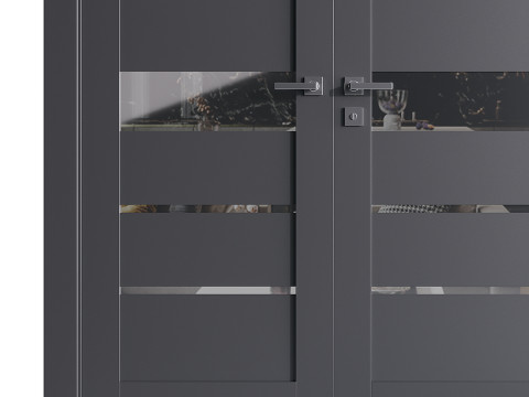Modern entrance door 75 3D Model